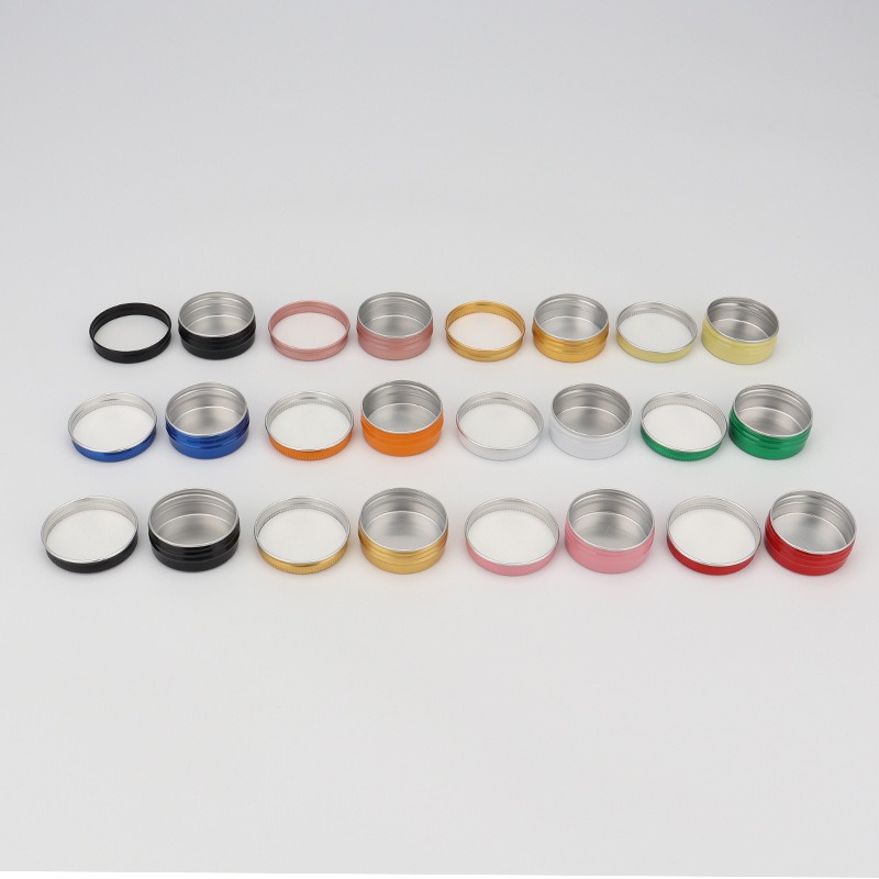 Tin Container Lid - Kaleng Aluminium Kosmetik 5ml-250ml, Kotak Aluminium,