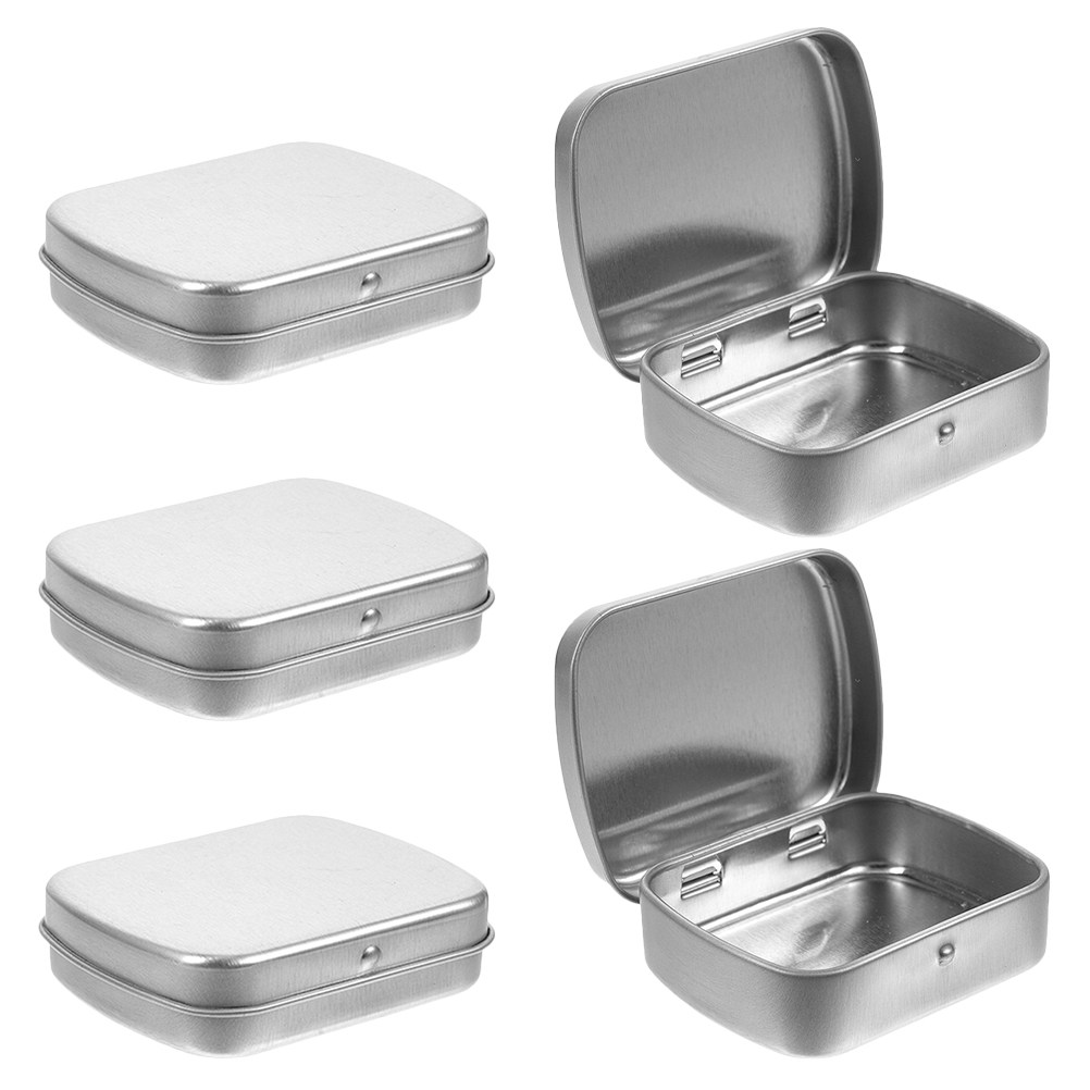 5 Buah Kotak Timah Logam Porta - Tin Container Lid ulasan dan harga