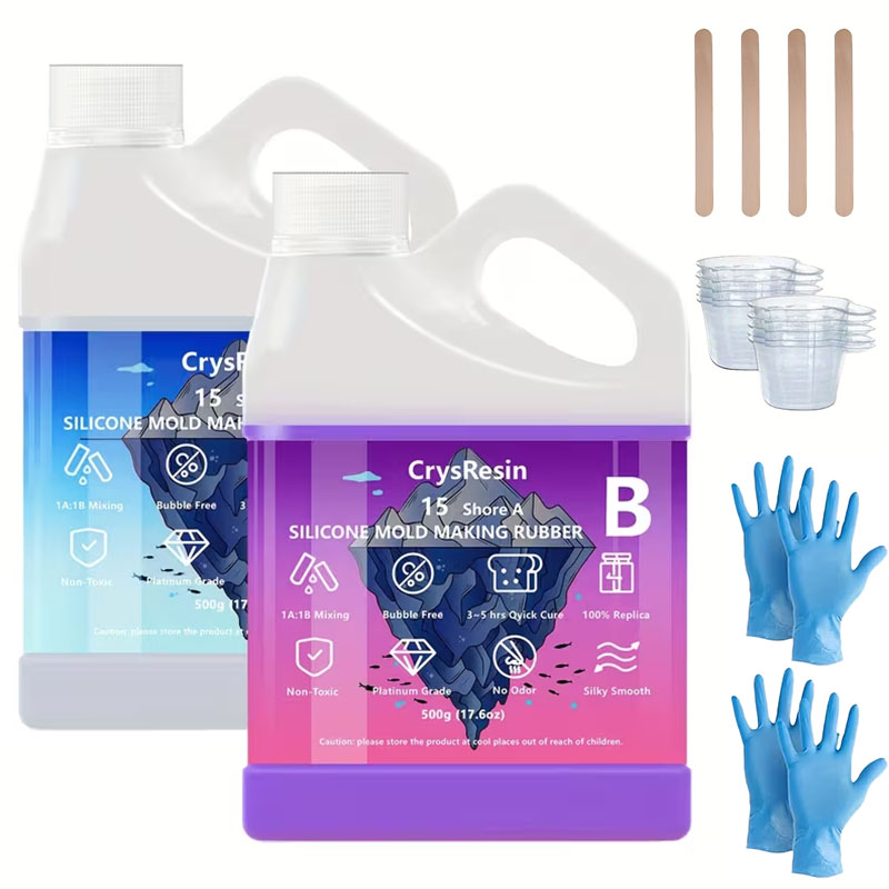500ml 2 Botol Silikon Cair unt - Candle Making Kits ulasan dan harga