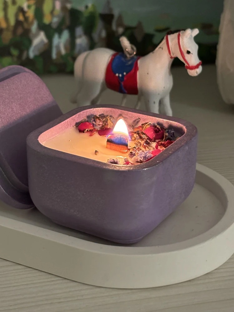 1Set DIY Cetakan Silikon Tople - Candle Making Jars With Lids ulasan dan harga