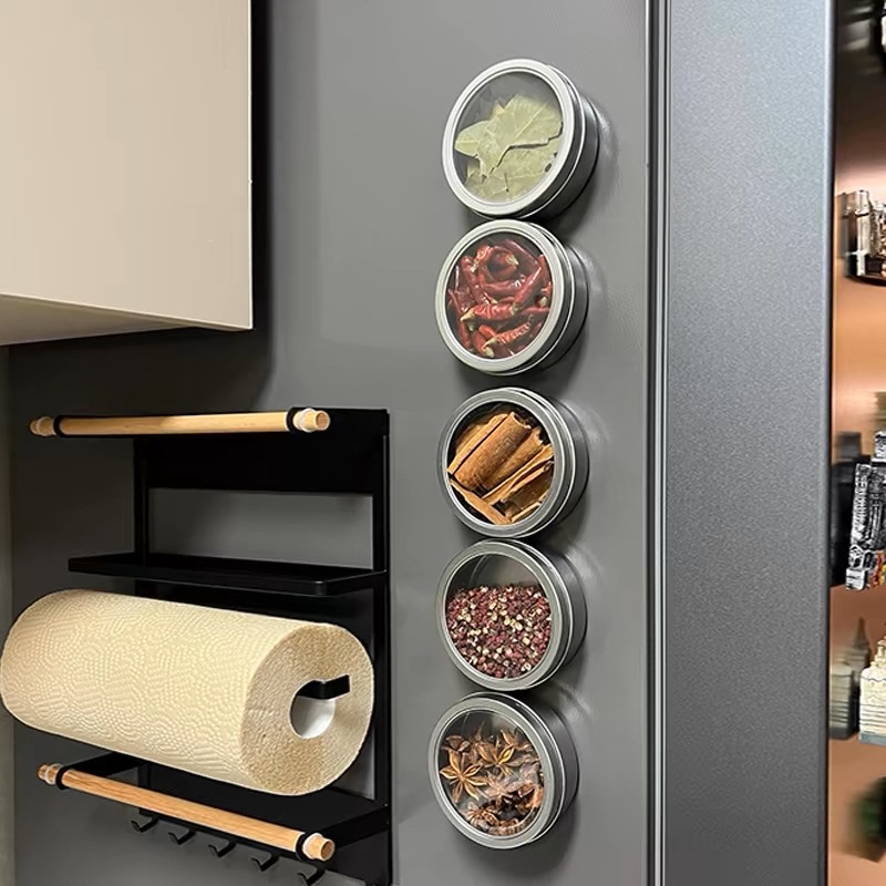 Wadah Bumbu Magnetik dengan Tu - Tin Container Lid ulasan dan harga