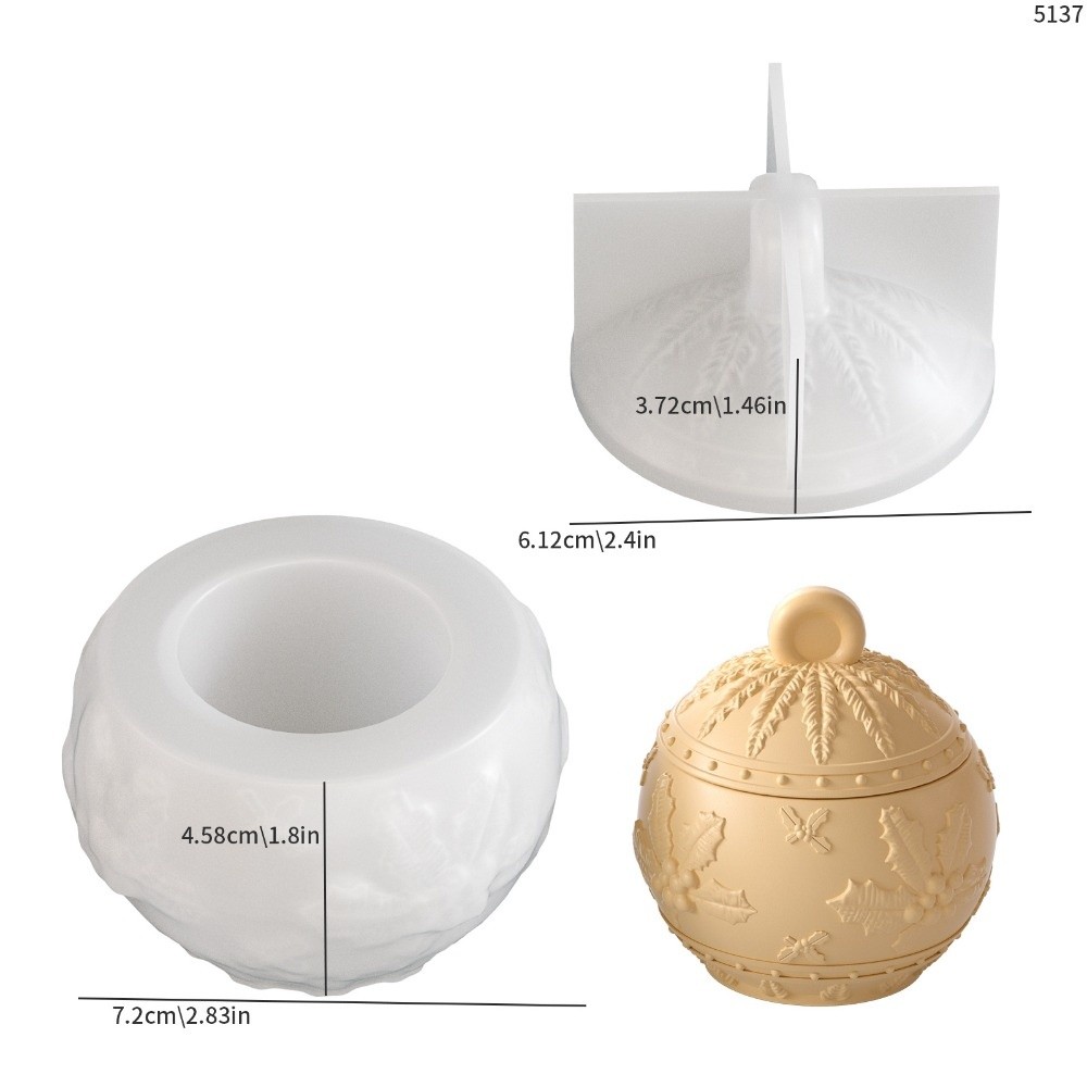 Cetakan Lilin Silikon Baru Des - Candle Making Jars With Lids ulasan dan harga