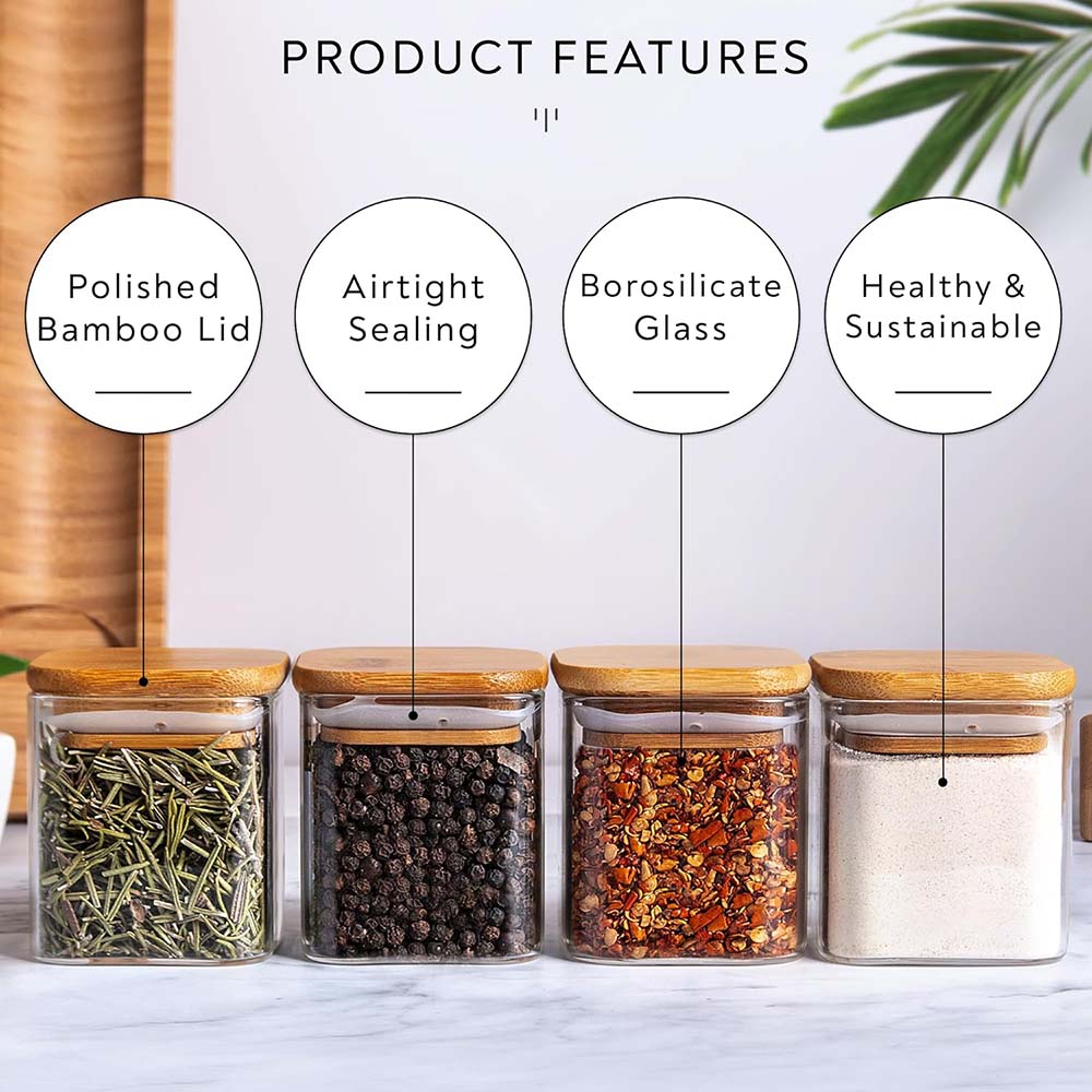 Stoples Bumbu dengan Label, St - Candle Making Jars With Lids ulasan dan harga