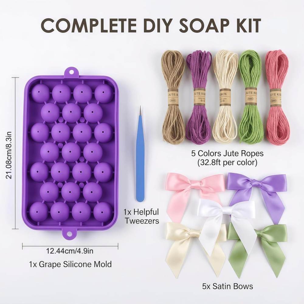 Cetakan Sabun Rasa Anggur, Per - Candle Making Kits ulasan dan harga