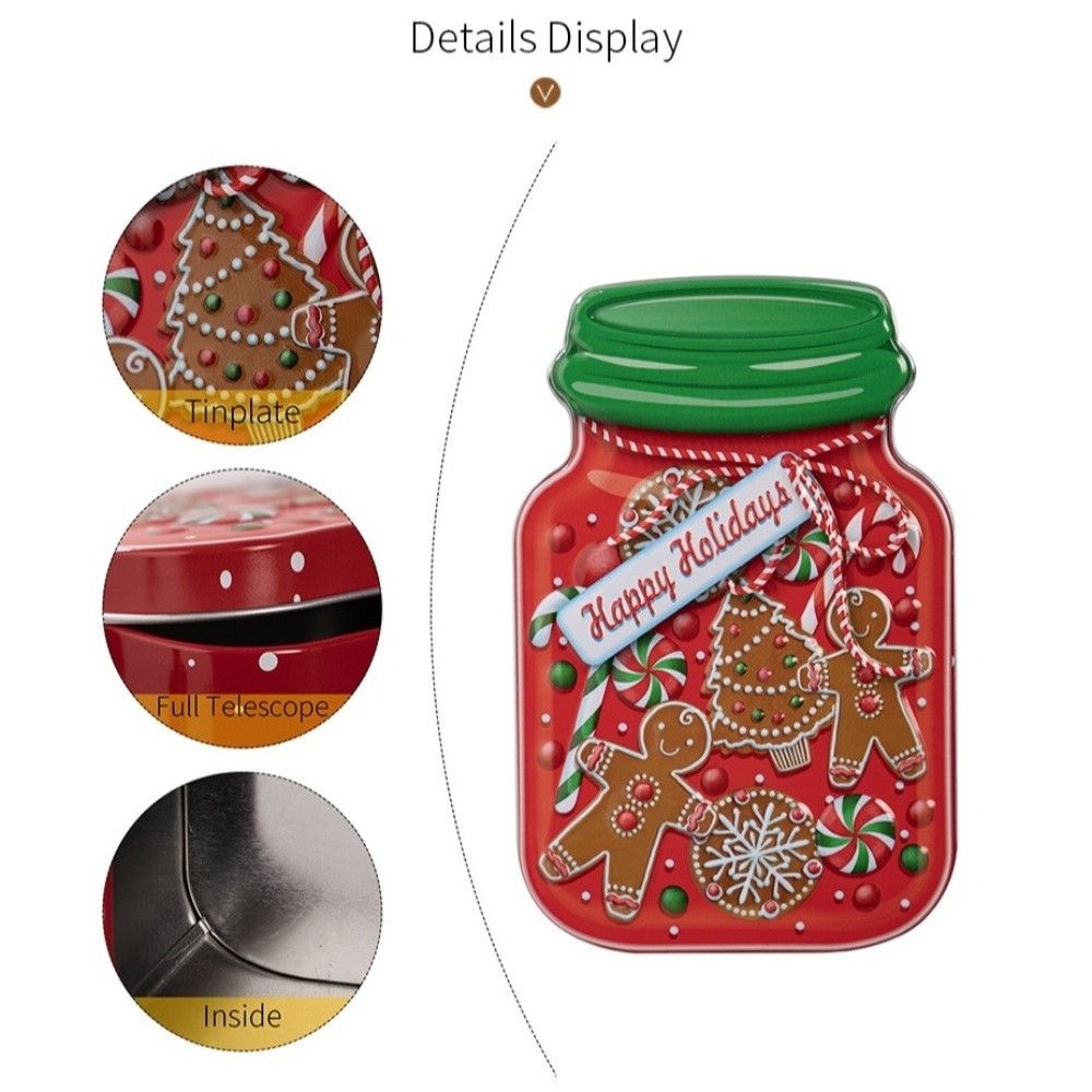 Kotak Kaleng Natal Logam Porta - Tin Container Lid ulasan dan harga