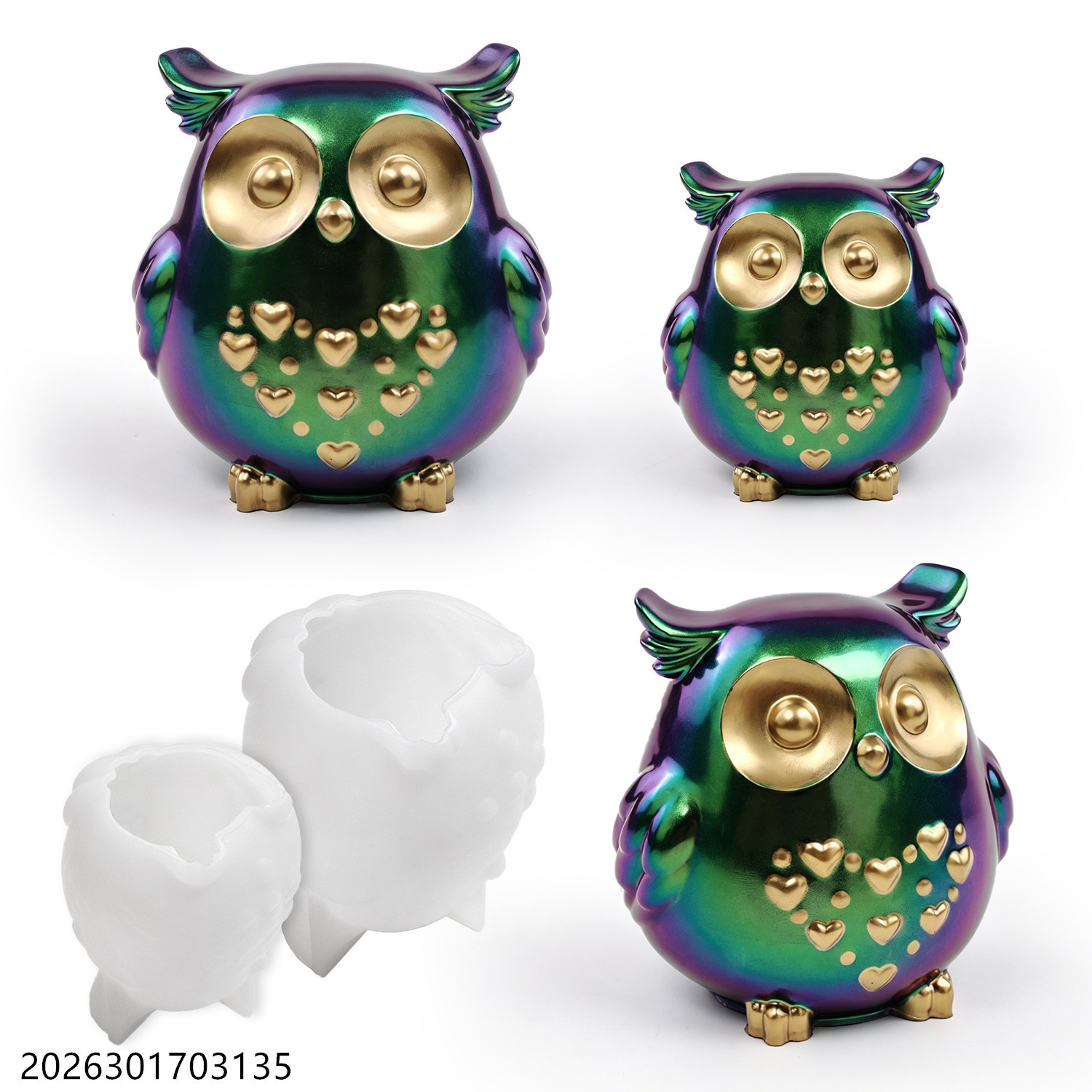 Cetakan Silikon Burung Hantu 3 - Candle Making Kits ulasan dan harga
